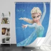 Frozen Movie Elsa Princess Bath Shower Curtain