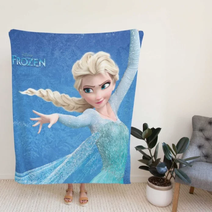 Frozen Movie Elsa Princess Fleece Blanket