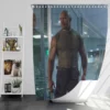 Furious 7 Movie Dwayne Johnson Bath Shower Curtain