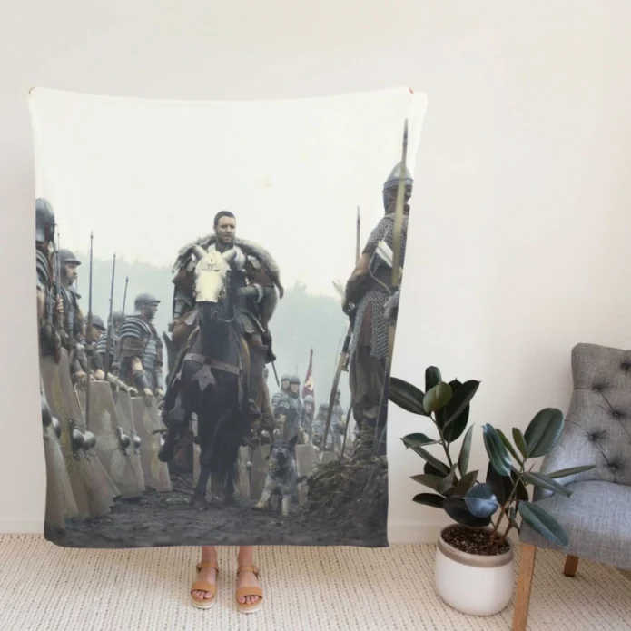 Gladiator Movie Russell Crowe Fleece Blanket