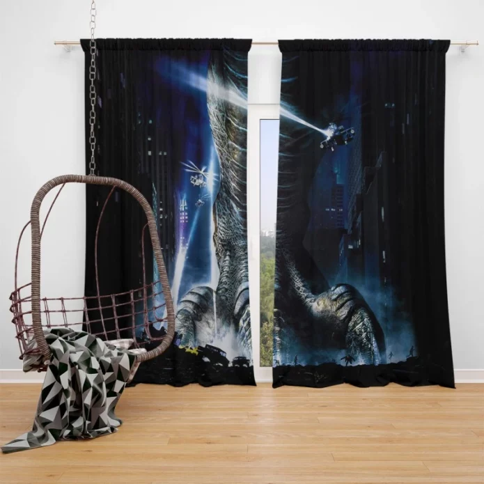 Godzilla Movie Window Curtain