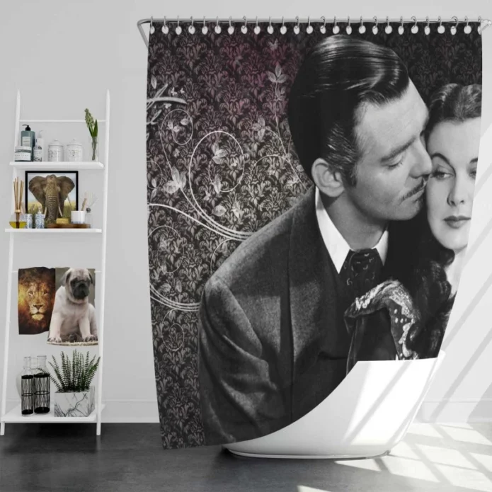 Gone With The Wind Movie Bath Shower Curtain