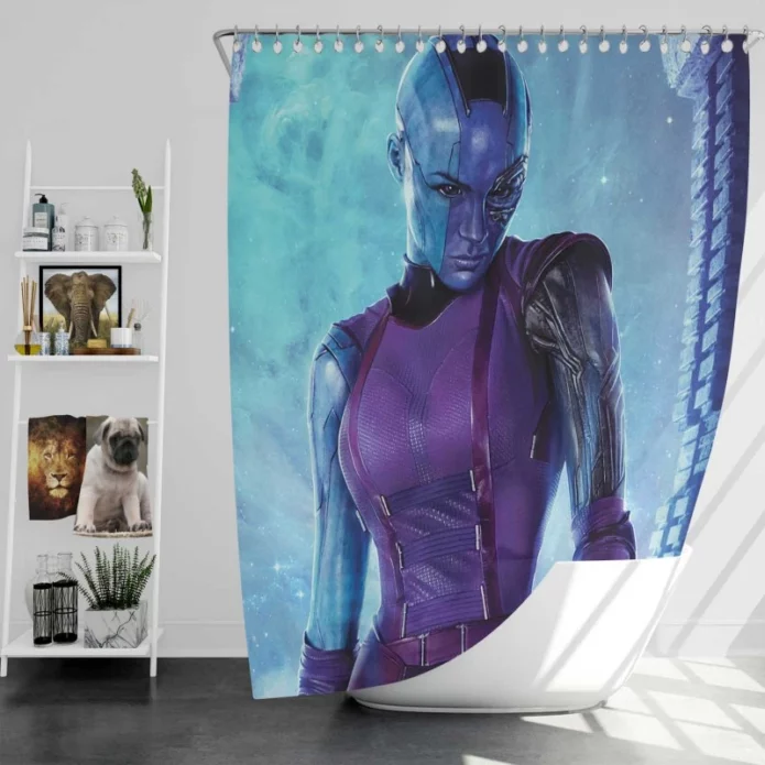 Guardians of the Galaxy Movie Bath Shower Curtain