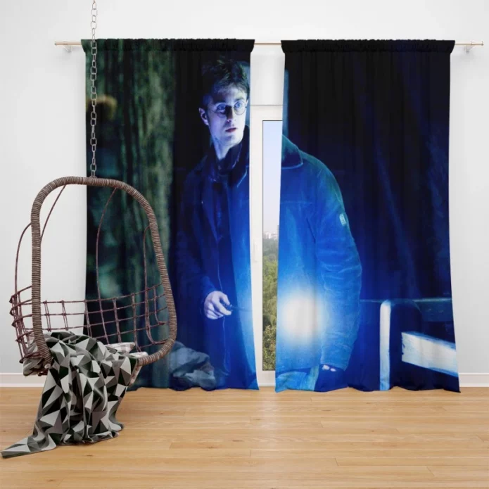 Harry Potter and the Deathly Hallows Movie Daniel Radcliffe Window Curtain