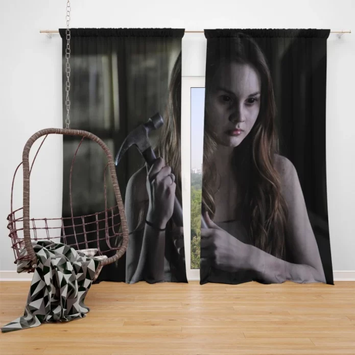 Haunt Movie Liana Liberato Window Curtain