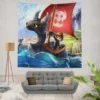 How To Train Your Dragon Movie Hiccup Chibi Wall Hanging Tapestry