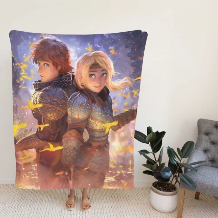 How to Train Your Dragon The Hidden World Movie Fleece Blanket