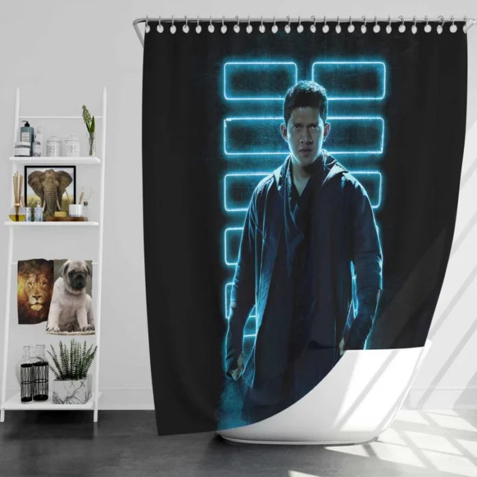 Iko Uwais As Hard Master In Snake Eyes Movie Hard Master Bath Shower Curtain