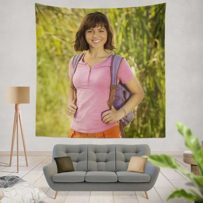 Isabela Merced in Dora and the Lost City of Gold Kids Movie Wall Hanging Tapestry