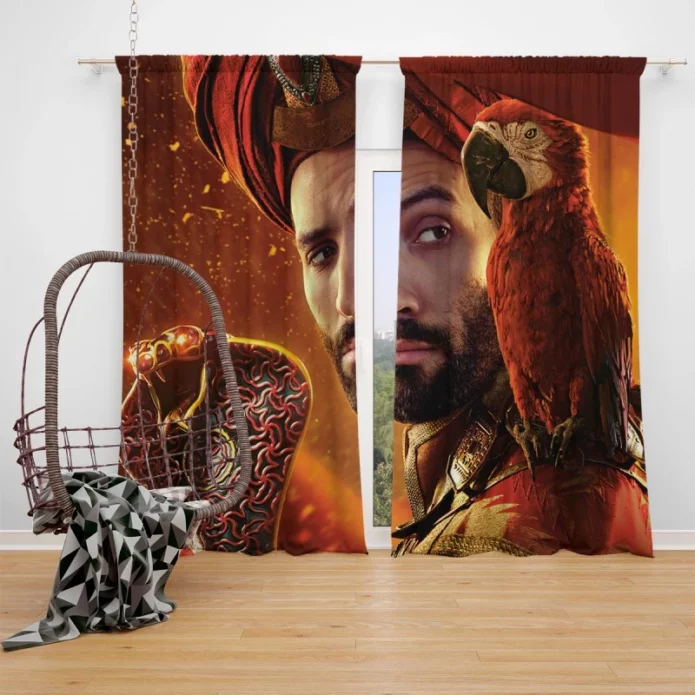 Jafar Marwan Kenzari In Aladdin Movie Window Curtain