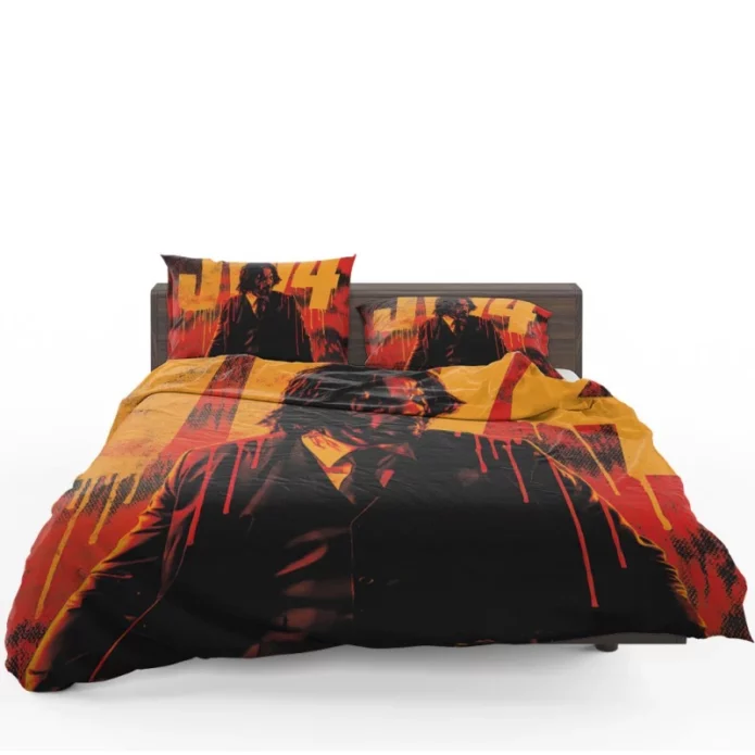 John Wick Chapter 4 Movie Keanu Reeves Bedding Set