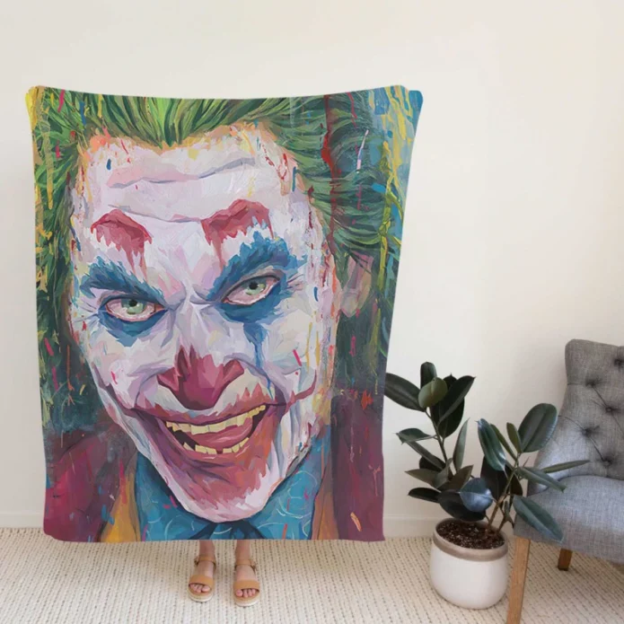 Joker Movie DC Comics Fleece Blanket