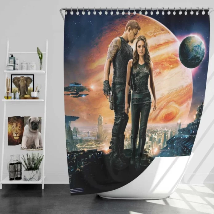 Jupiter Ascending Movie Channing Tatum Bath Shower Curtain