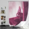 Kimberly Zord in Power Rangers Movie Bath Shower Curtain