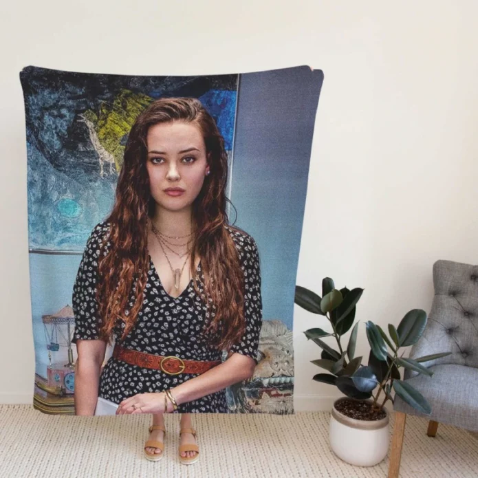 Knives Out Movie Katherine Langford Fleece Blanket