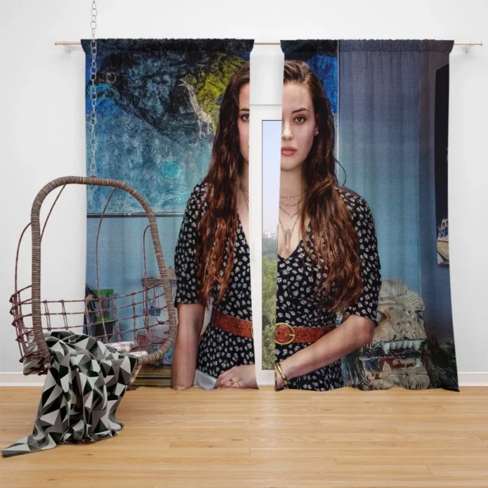 Knives Out Movie Katherine Langford Window Curtain