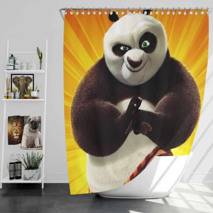Kung Fu Panda 2 Movie Bath Shower Curtain