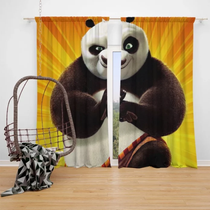 Kung Fu Panda 2 Movie Window Curtain