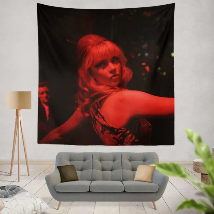 Last Night in Soho Movie Horror Drama Wall Hanging Tapestry