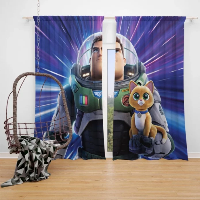 Lightyear Movie Window Curtain