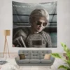 Linda Hamilton Sarah Connor in Terminator Dark Fate Movie Wall Hanging Tapestry