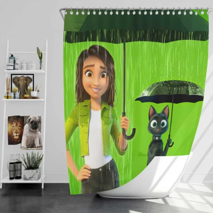Luck Animated Fantasy Movie Bath Shower Curtain