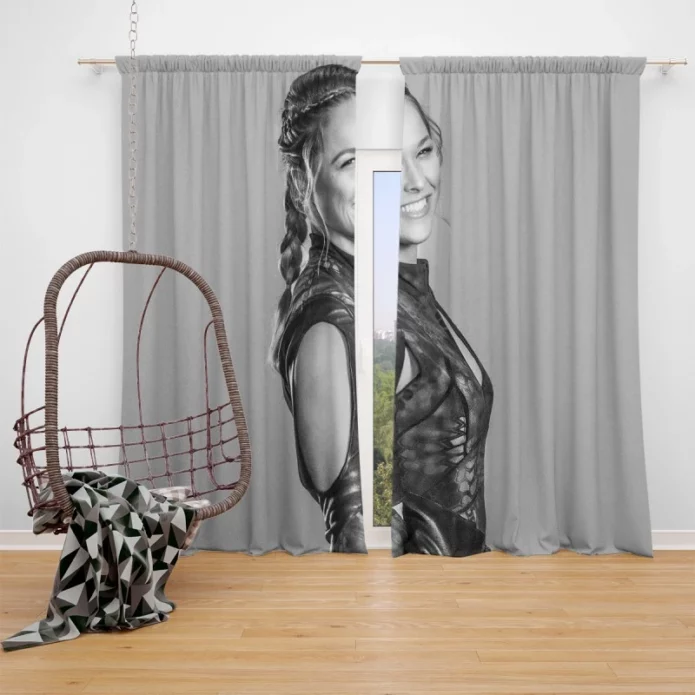 Luna Ronda Rousey in The Expendables 3 Movie Window Curtain