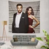 Lying and Stealing Movie Emily Ratajkowski Theo James Wall Hanging Tapestry