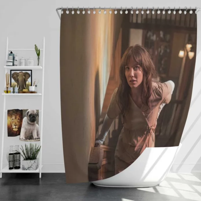 Malignant Movie Annabelle Wallis Bath Shower Curtain