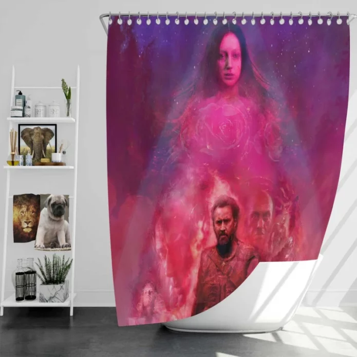 Mandy Movie Nicolas Cage Andrea Riseborough Bath Shower Curtain