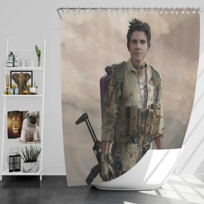 Marianne Peters in Army of the Dead Movie Bath Shower Curtain