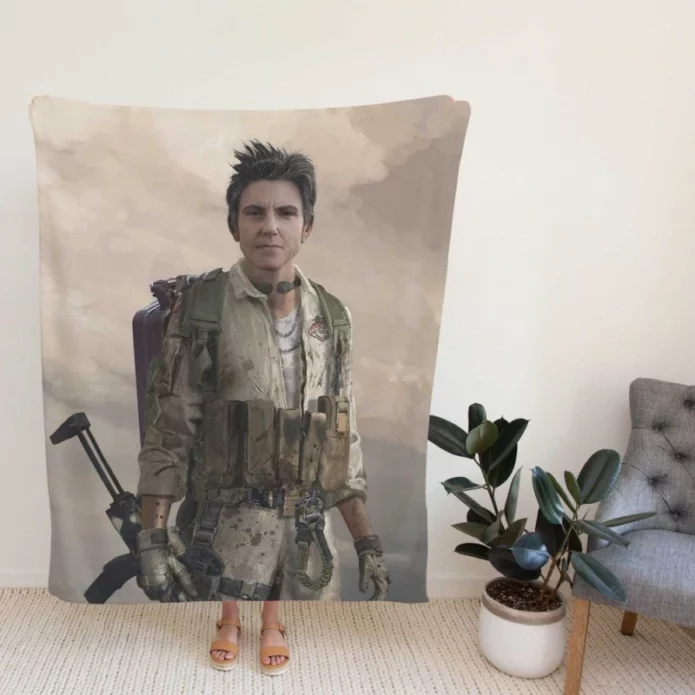 Marianne Peters in Army of the Dead Movie Fleece Blanket