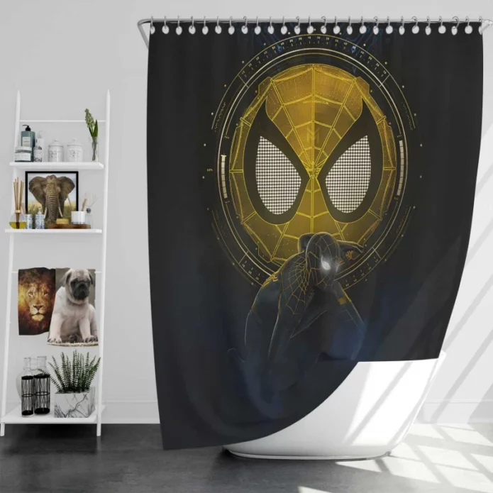 Marvel Cinematic Universe Spider-Man Movie Bath Shower Curtain