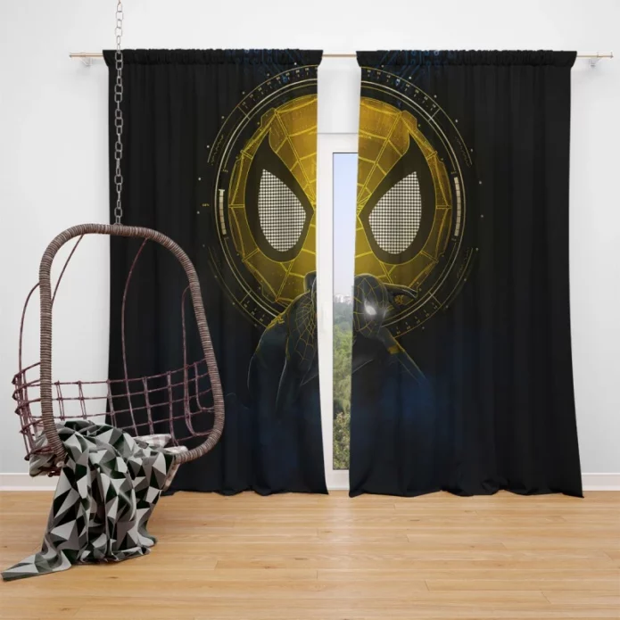 Marvel Cinematic Universe Spider-Man Movie Window Curtain