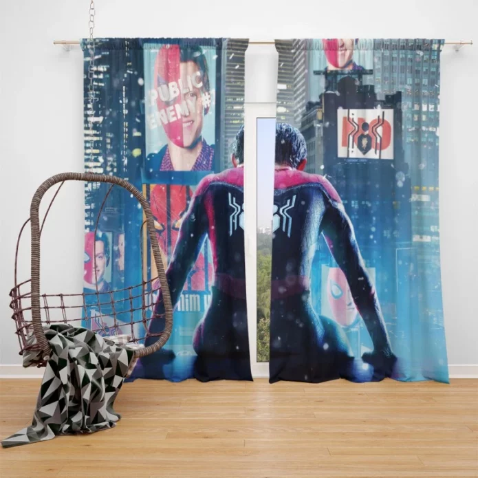 Marvel Spider-Man No Way Home Movie MCU Window Curtain