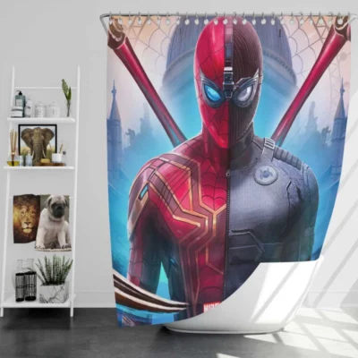 Marvel Studios Spider-Man No Way Home Movie Bath Shower Curtain