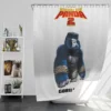 Master Gorilla in Kung Fu Panda 2 Movie Bath Shower Curtain
