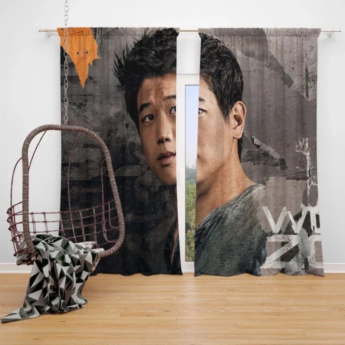 Maze Runner The Death Cure Movie Ki Hong Lee Window Curtain