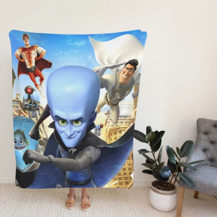 Megamind Movie Fleece Blanket