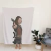 Milla Jovovich in Resident Evil Apocalypse Movie Fleece Blanket