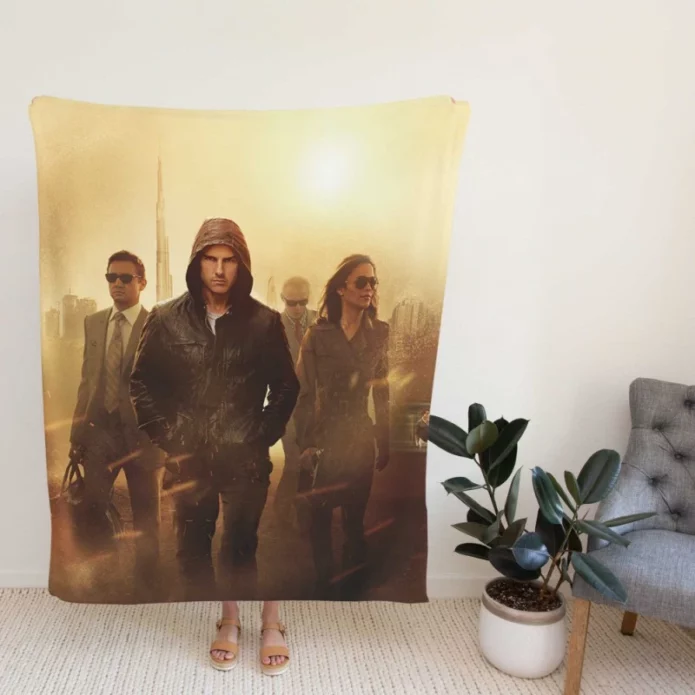 Mission Impossible Ghost Protocol Movie Fleece Blanket