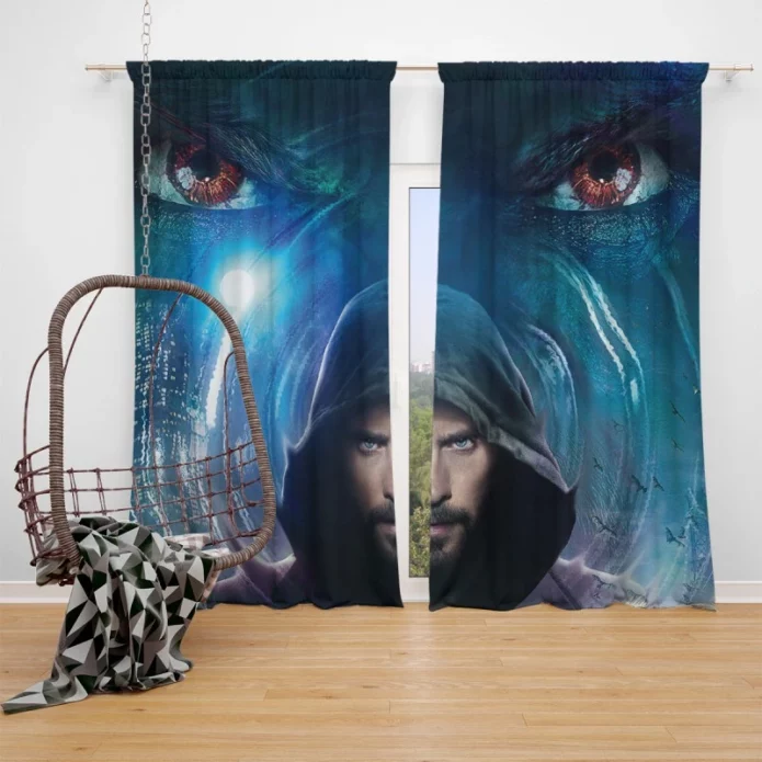 Morbius Movie Jared Leto Window Curtain