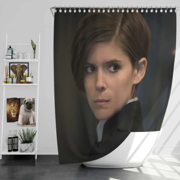 Morgan Movie Kate Mara Bath Shower Curtain