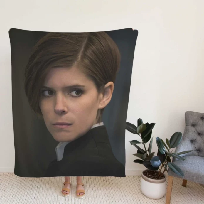 Morgan Movie Kate Mara Fleece Blanket