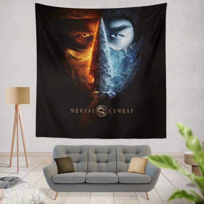 Mortal Kombat Movie Cole Young Wall Hanging Tapestry