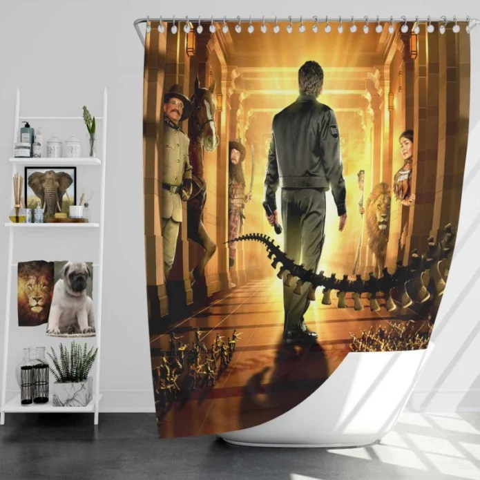 Night At The Museum Movie Bath Shower Curtain