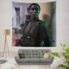 No Time to Die Movie Lashana Lynch Wall Hanging Tapestry