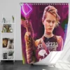 Nora Arnezeder as Lilly The Coyote in Army of the Dead Movie Bath Shower Curtain