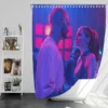 Not Okay Movie Zoey Deutch Dylan OBrien Bath Shower Curtain