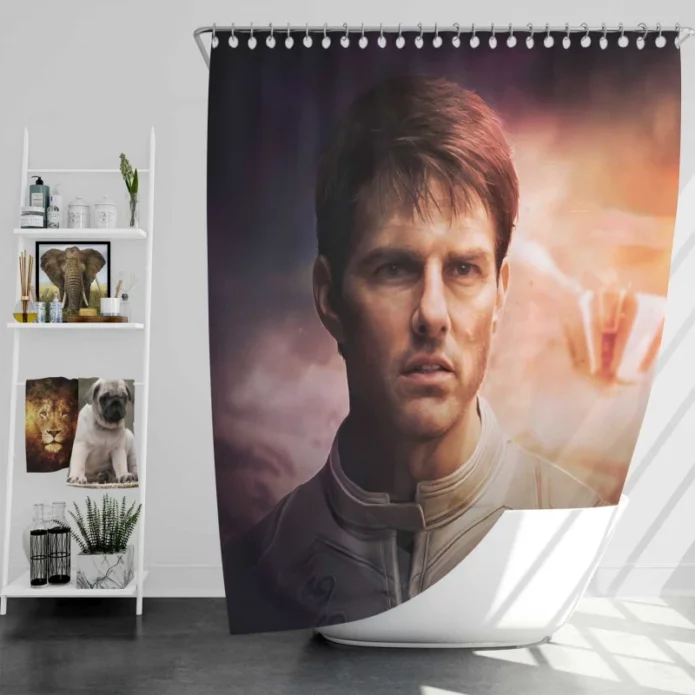Oblivion Movie Tom Cruise Bath Shower Curtain